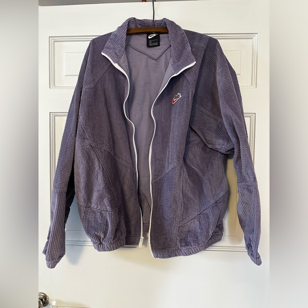 NIKE corduroy jacket purple size L